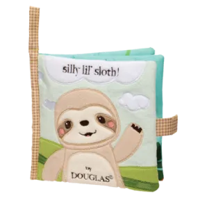Douglas Baby Soft Activity Book Stanley Sloth 6"
