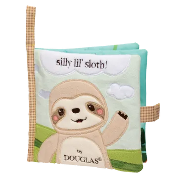 Douglas Baby Soft Activity Book Stanley Sloth 6"