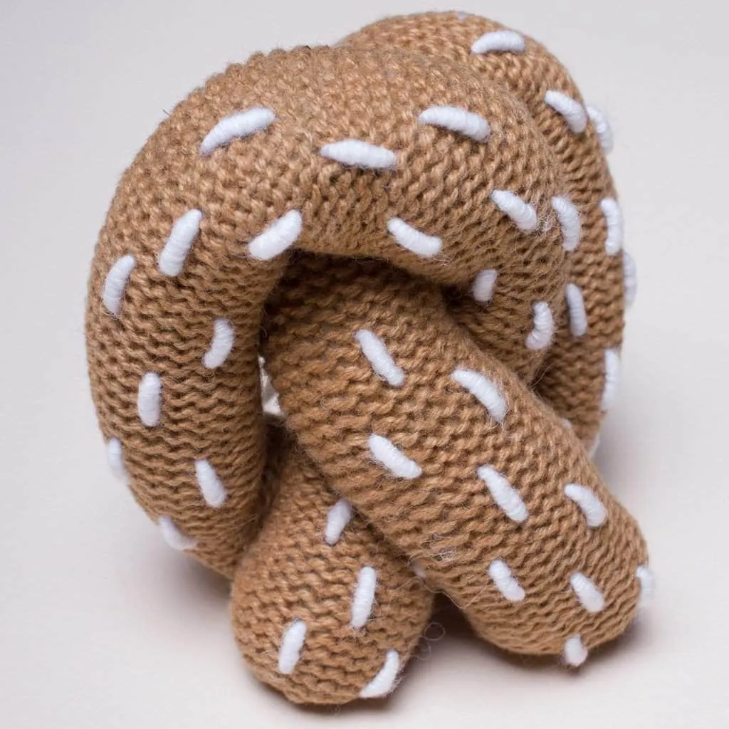 Estella Pretzel Baby Rattle Toy