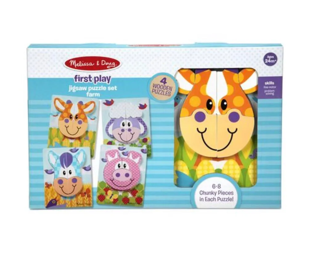 First Play Jigsaw Puzzle Set Farm