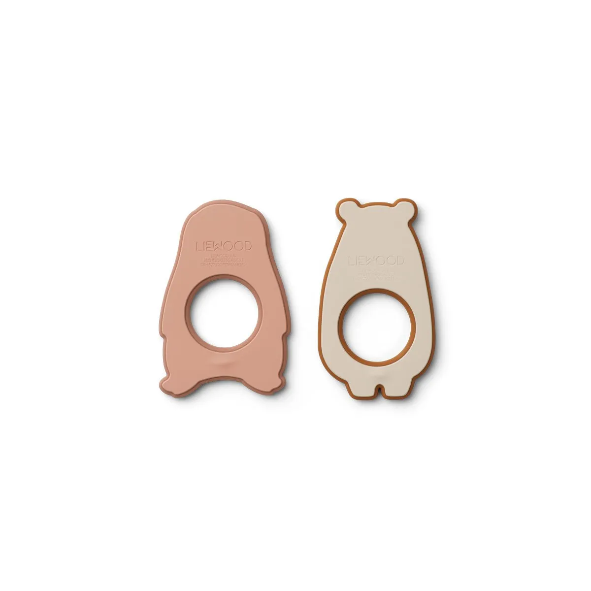 Gili Teether 2 Pack - Dark rose multi mix