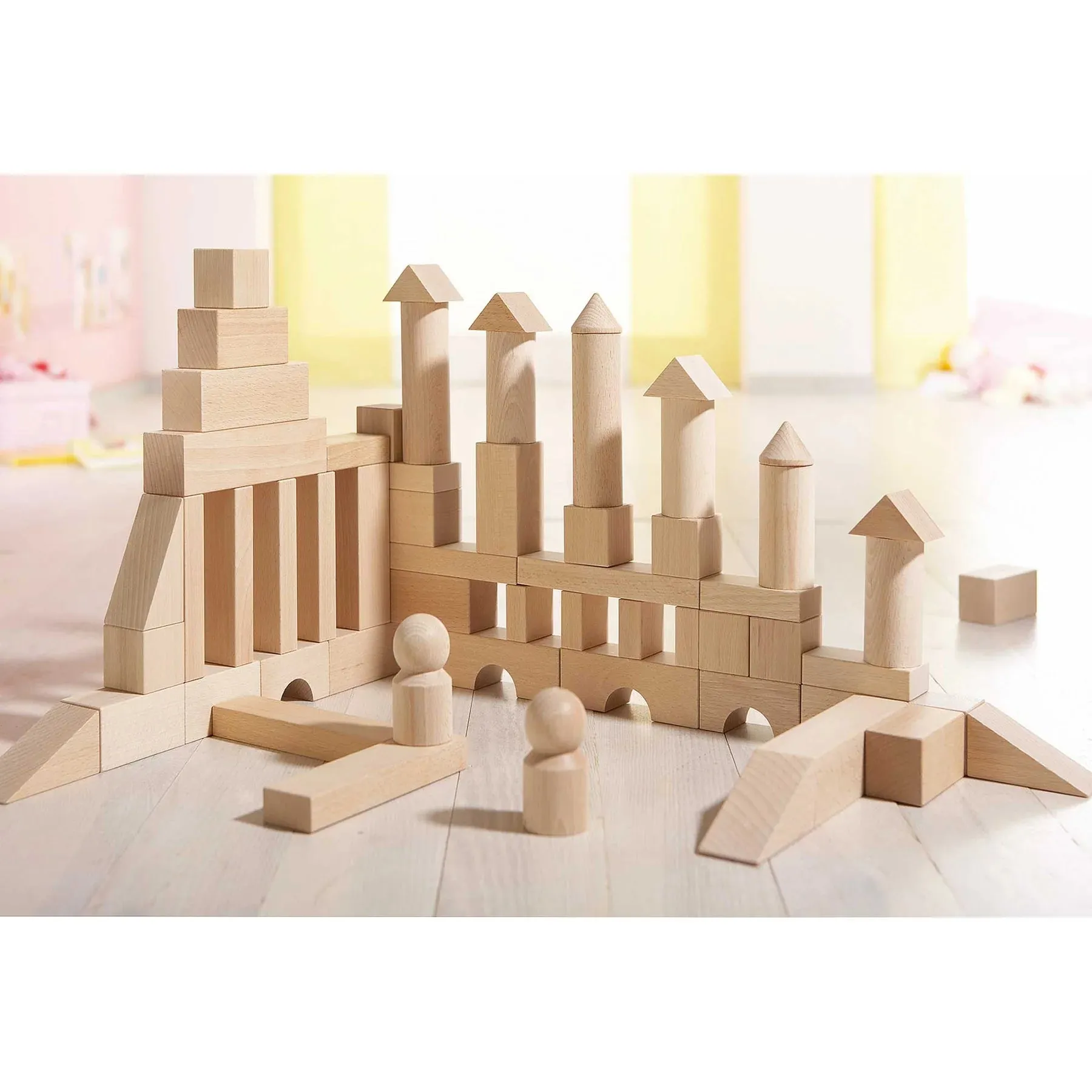 HABA - Basic Building Blocks 60 Piece Large Starter Set