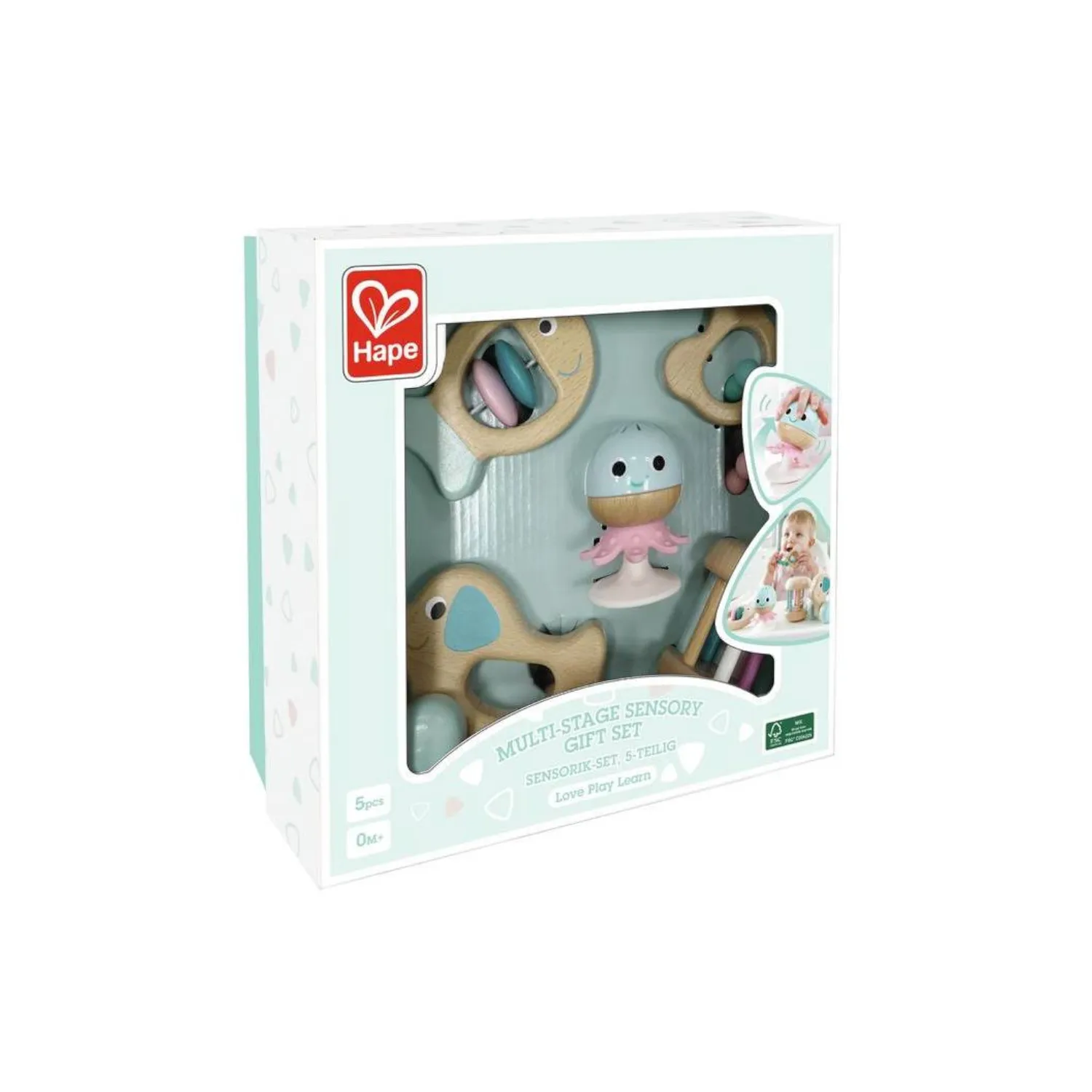 Hape - E0108 | Multi-Stage Sensory Gift Set