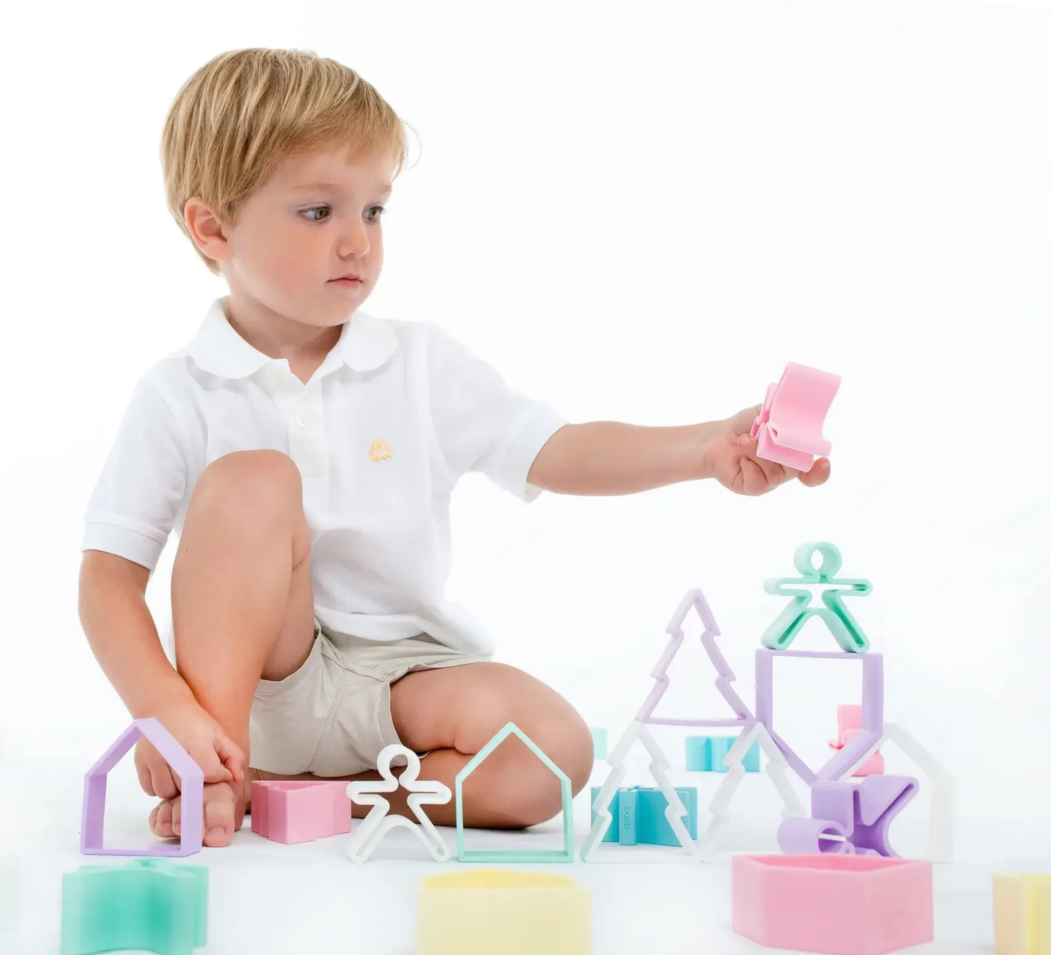 House Teething Toy Set