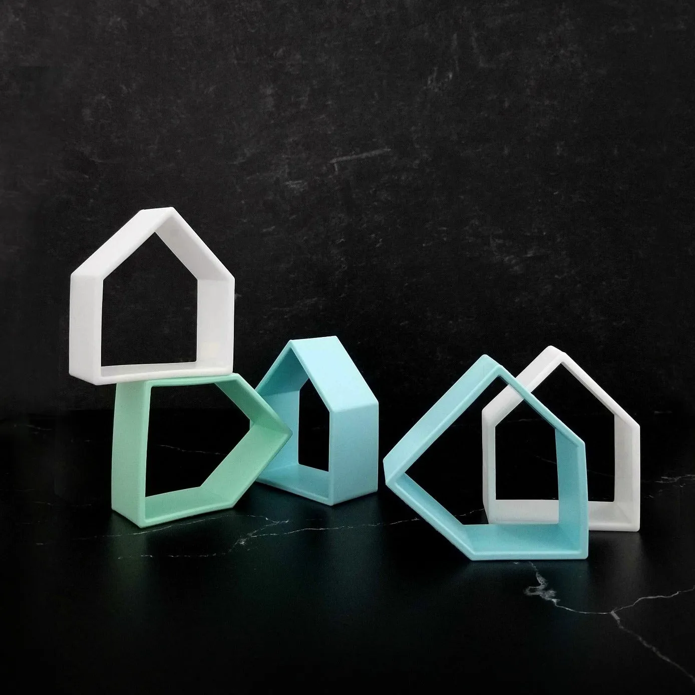 House Teething Toy Set