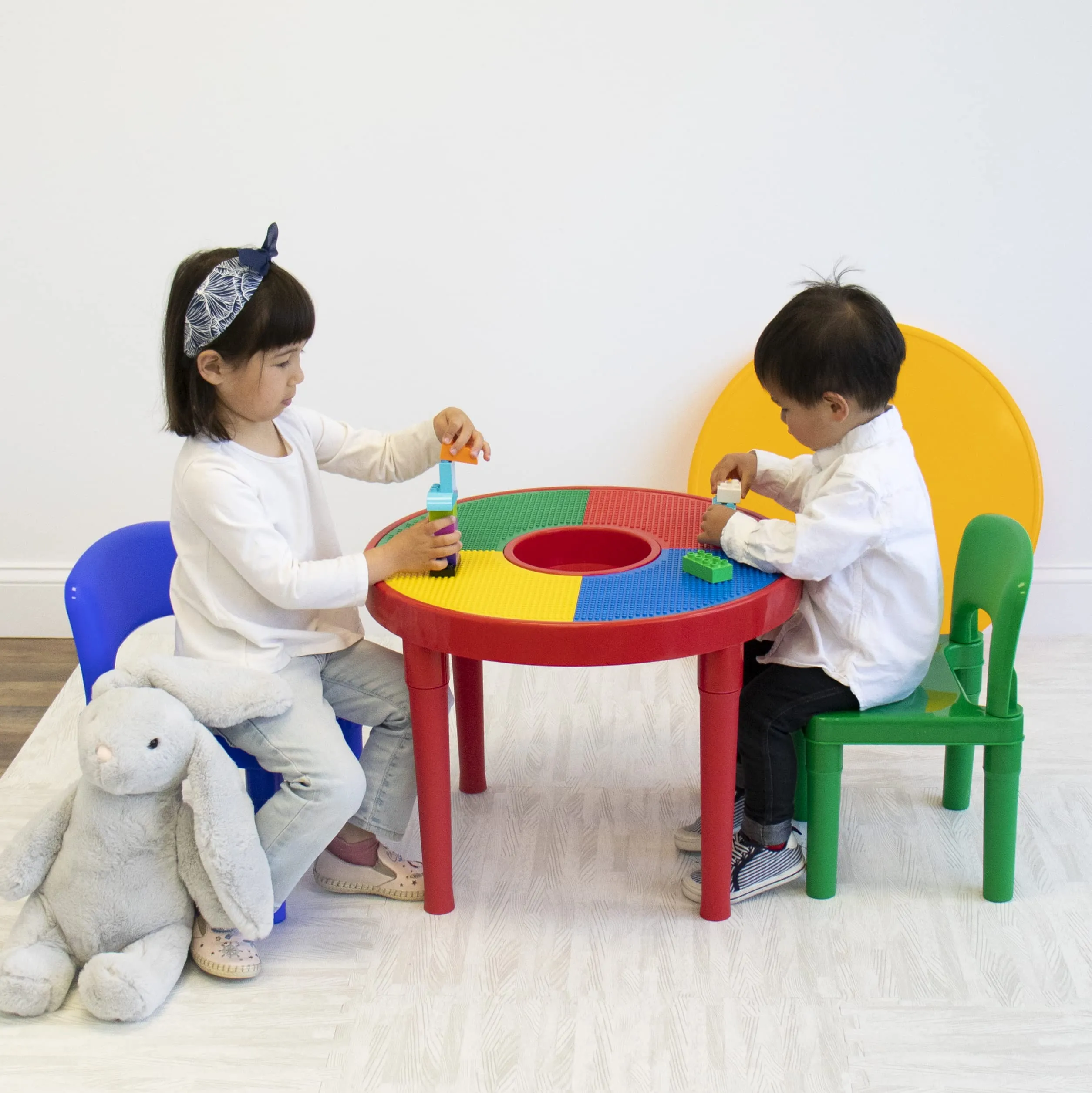 Humble Crew Kids 2-in-1 Activity Table and Chairs