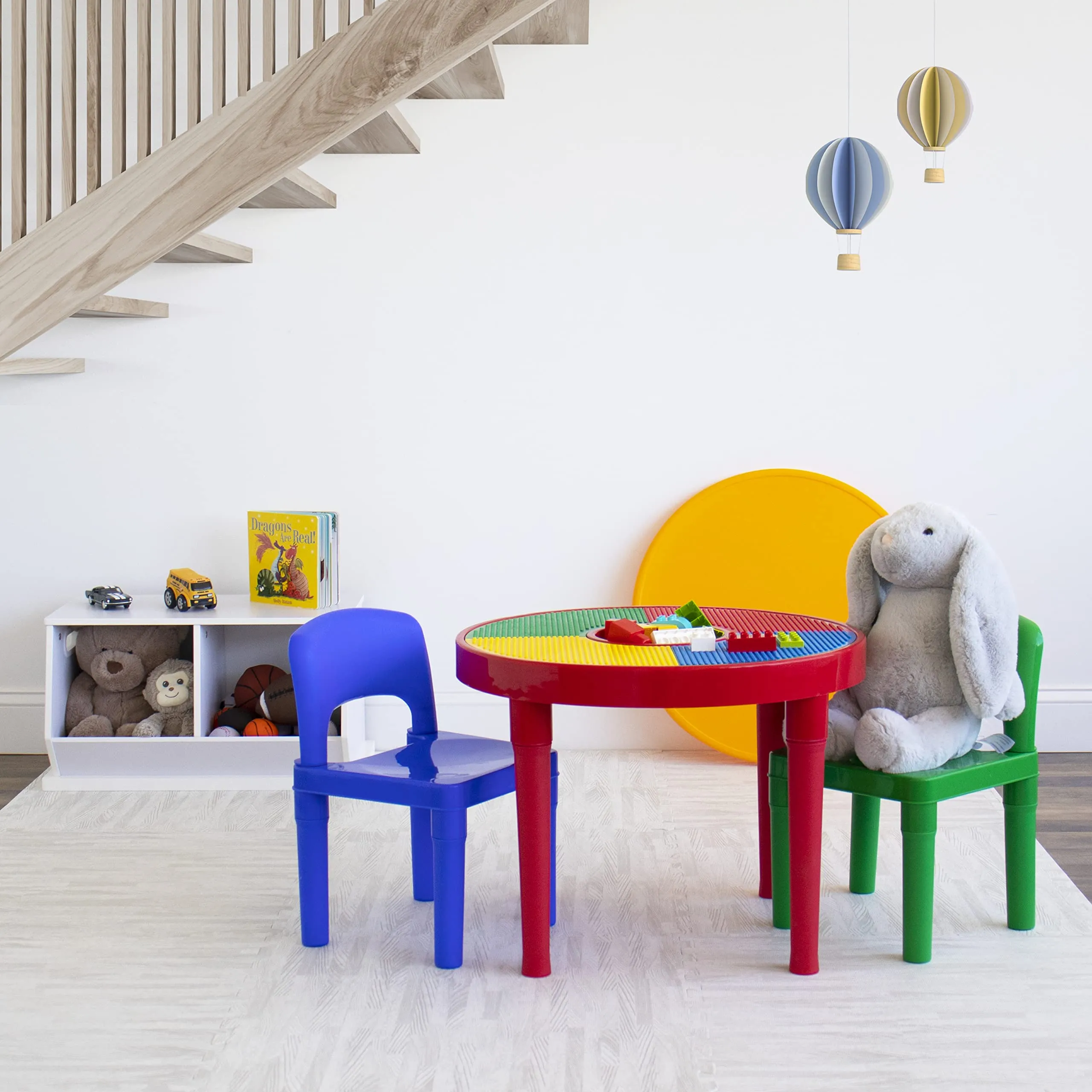 Humble Crew Kids 2-in-1 Activity Table and Chairs