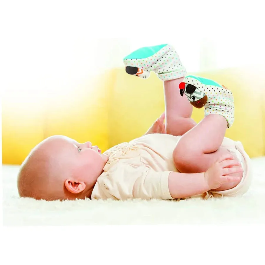 Infantino Foot Rattles (Zebra/Tiger)
