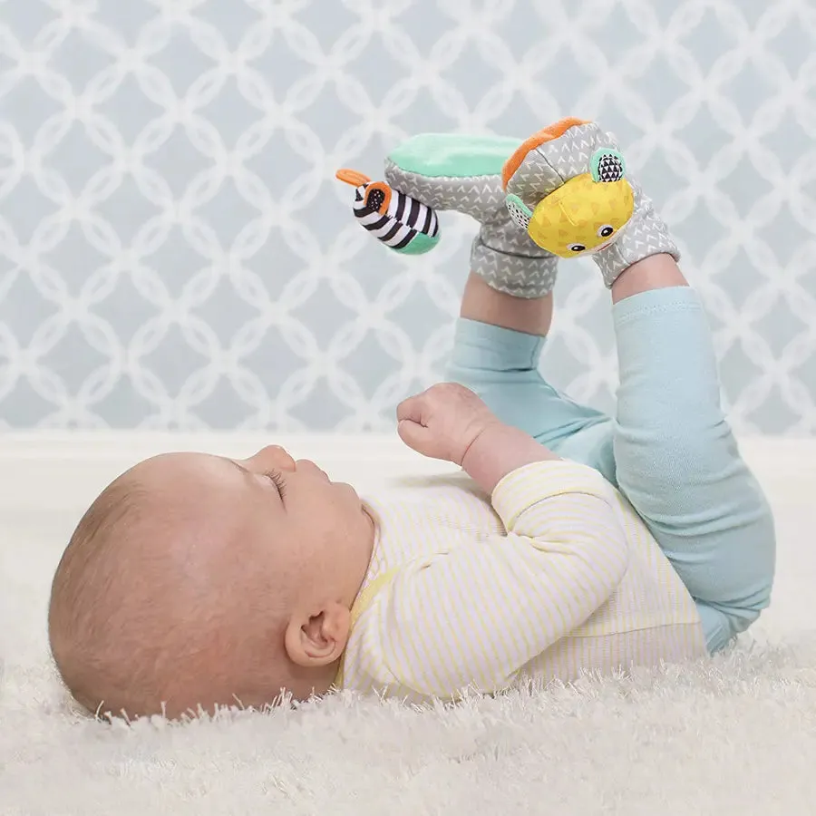 Infantino Foot Rattles (Zebra/Tiger)