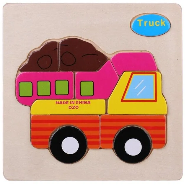 Kids 3D Puzzles Jigsaw Wooden Toys