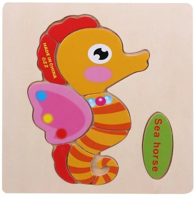Kids 3D Puzzles Jigsaw Wooden Toys