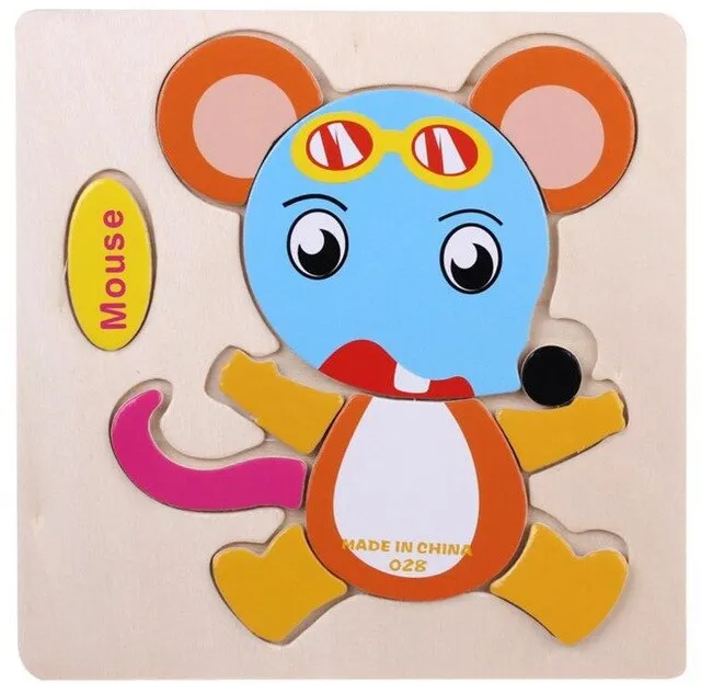 Kids 3D Puzzles Jigsaw Wooden Toys