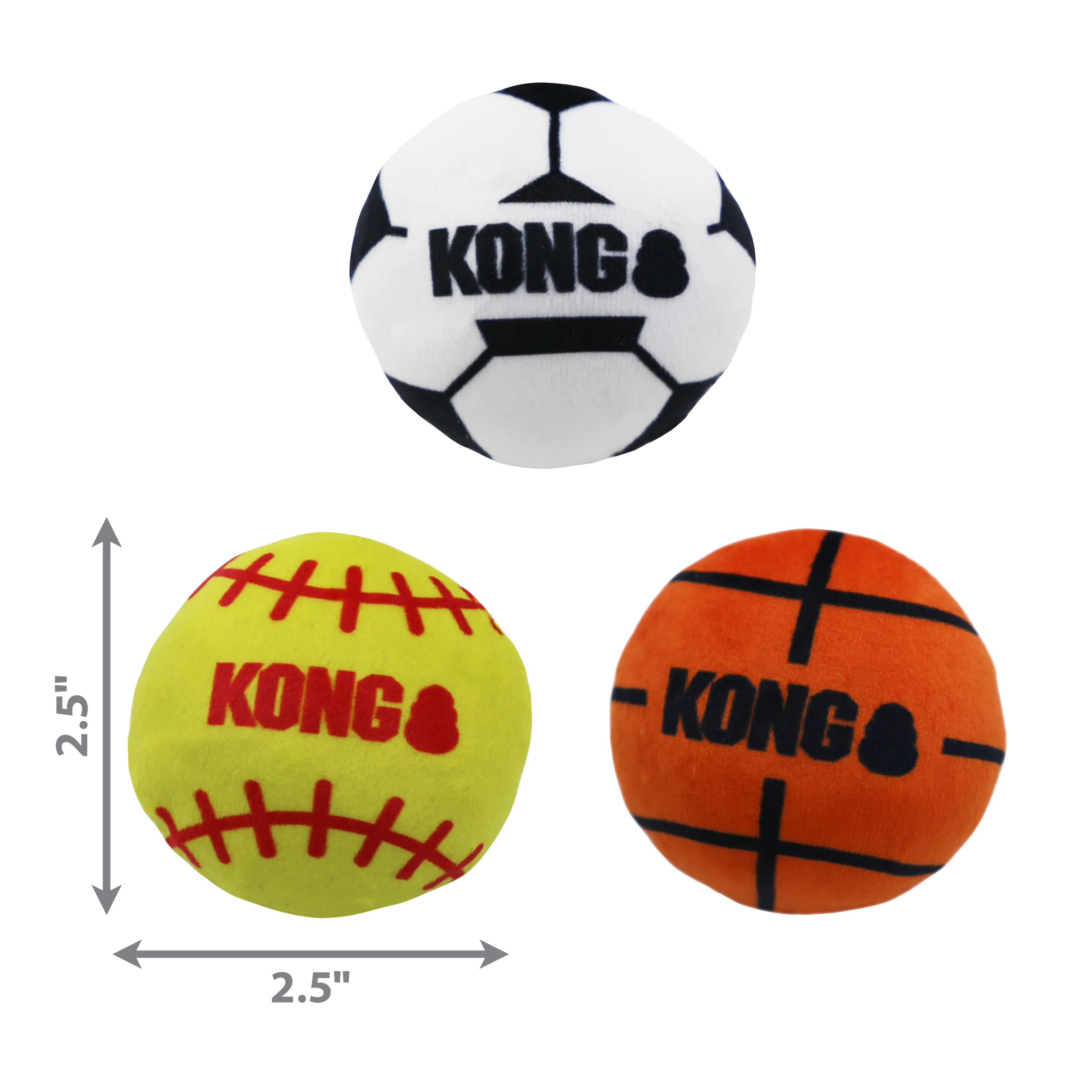 Kong Sport Balls 2-Pack Cat Toys