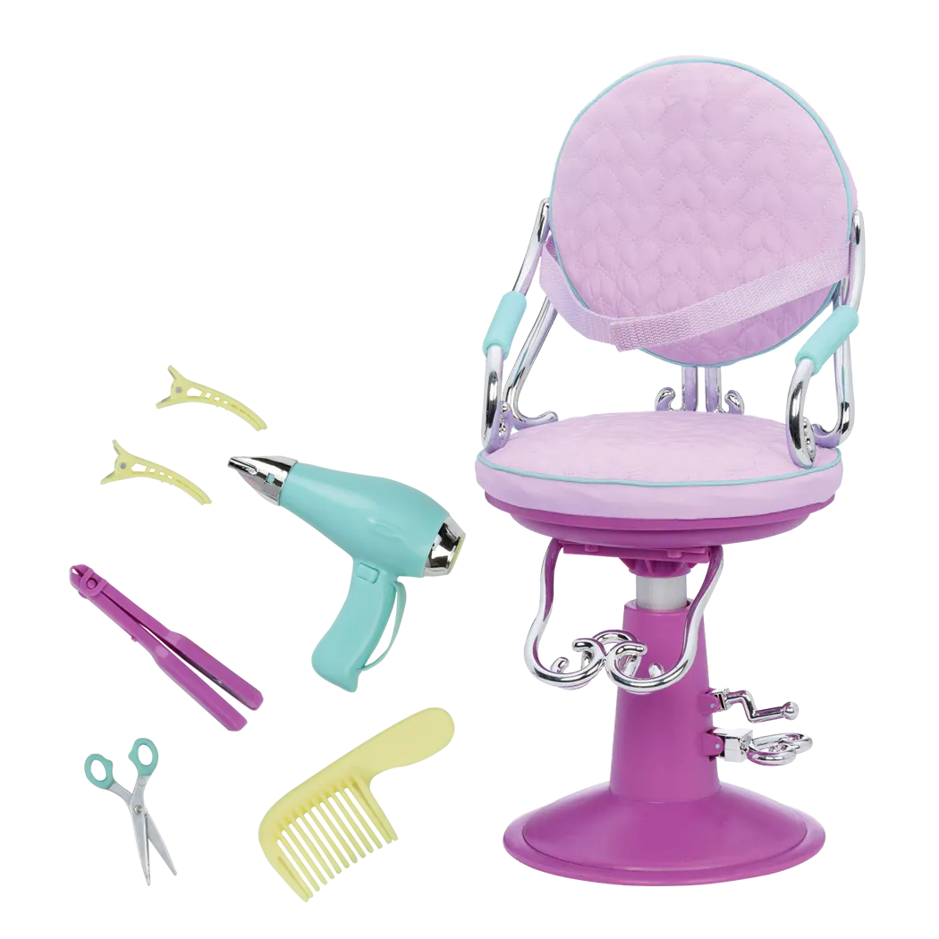 Lilac Sitting Pretty Salon Chair