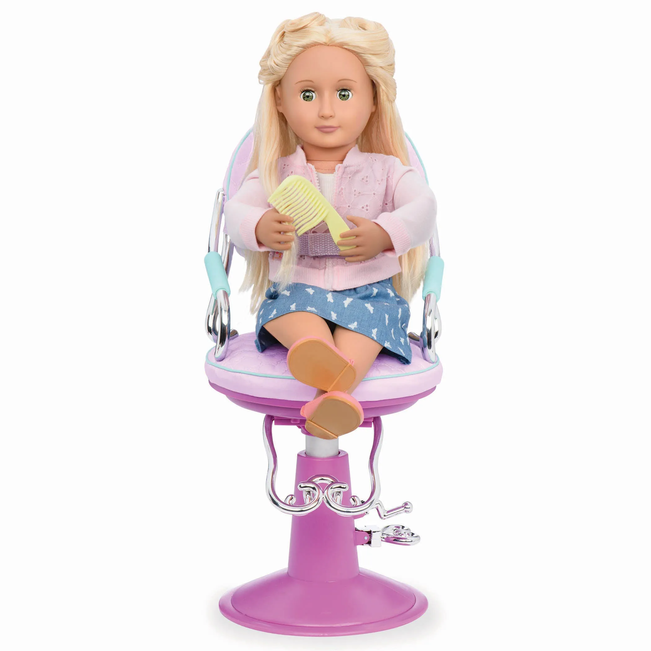 Lilac Sitting Pretty Salon Chair