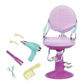 Lilac Sitting Pretty Salon Chair