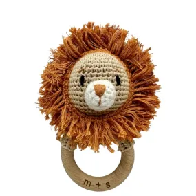 Lion Crochet Rattle