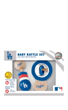 Los Angeles Dodgers Baby Rattle Set