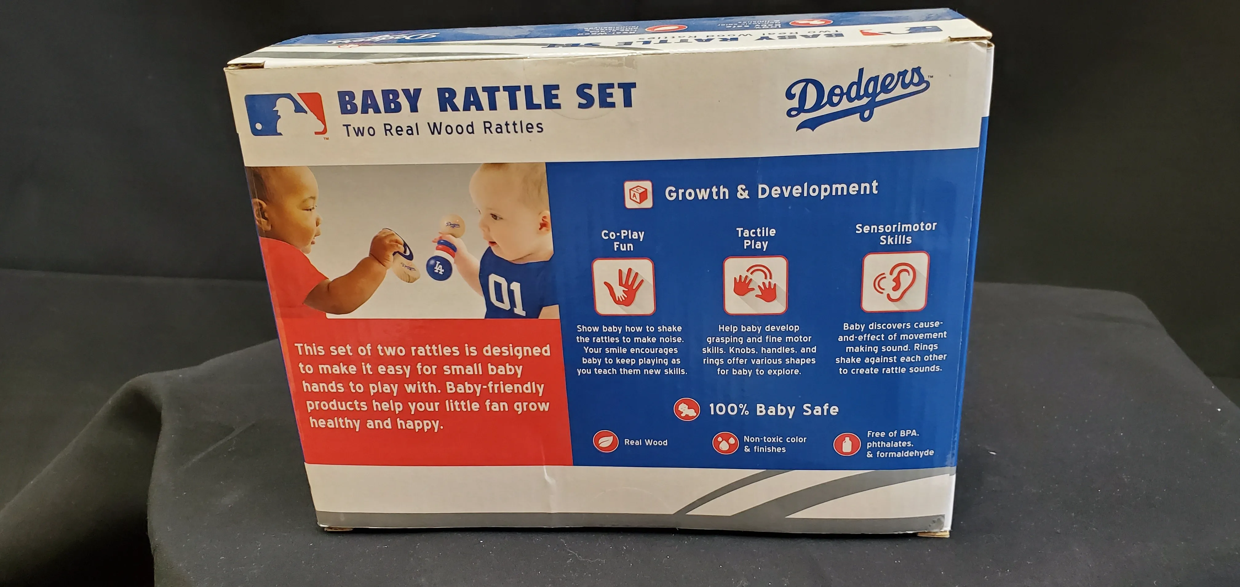 Los Angeles Dodgers Baby Rattle Set