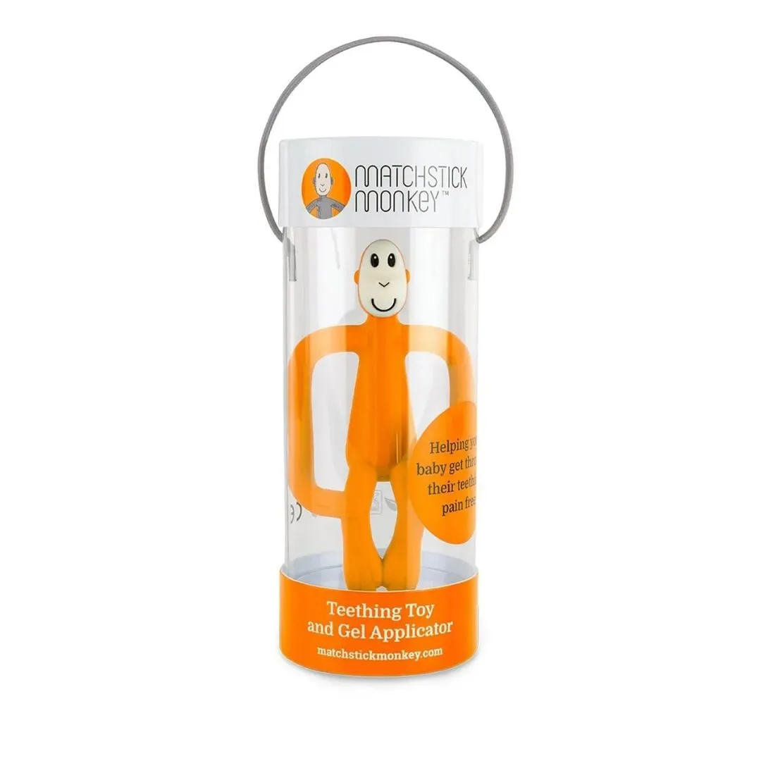 Matchstick Monkey Teething Toy - Orange