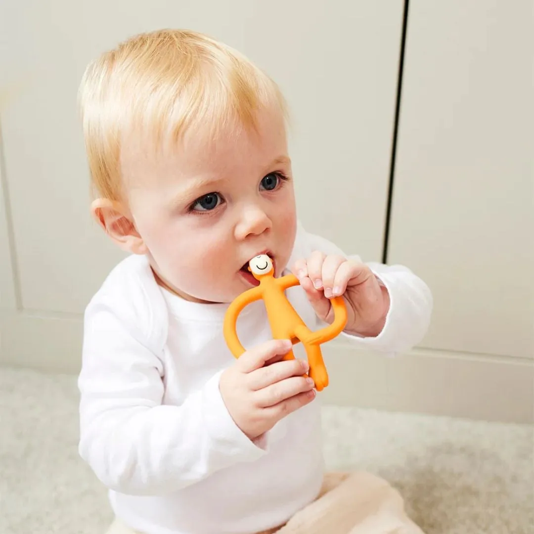 Matchstick Monkey Teething Toy - Orange