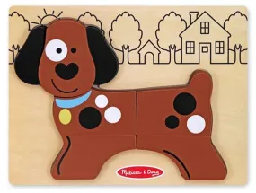 Melissa and Doug 000772037617 My 1st. Chunky Puzzle Puppy Dog Ages 2 