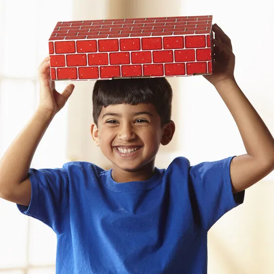 Melissa and Doug Jumbo Cardboard Blocks Ages 2  Item # 2783