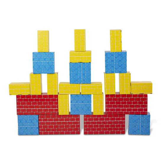Melissa and Doug Jumbo Cardboard Blocks Ages 2  Item # 2783