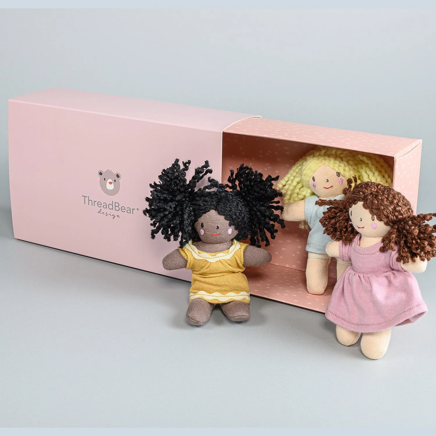 Mini Dolls Gift Set of 3   Gift Box