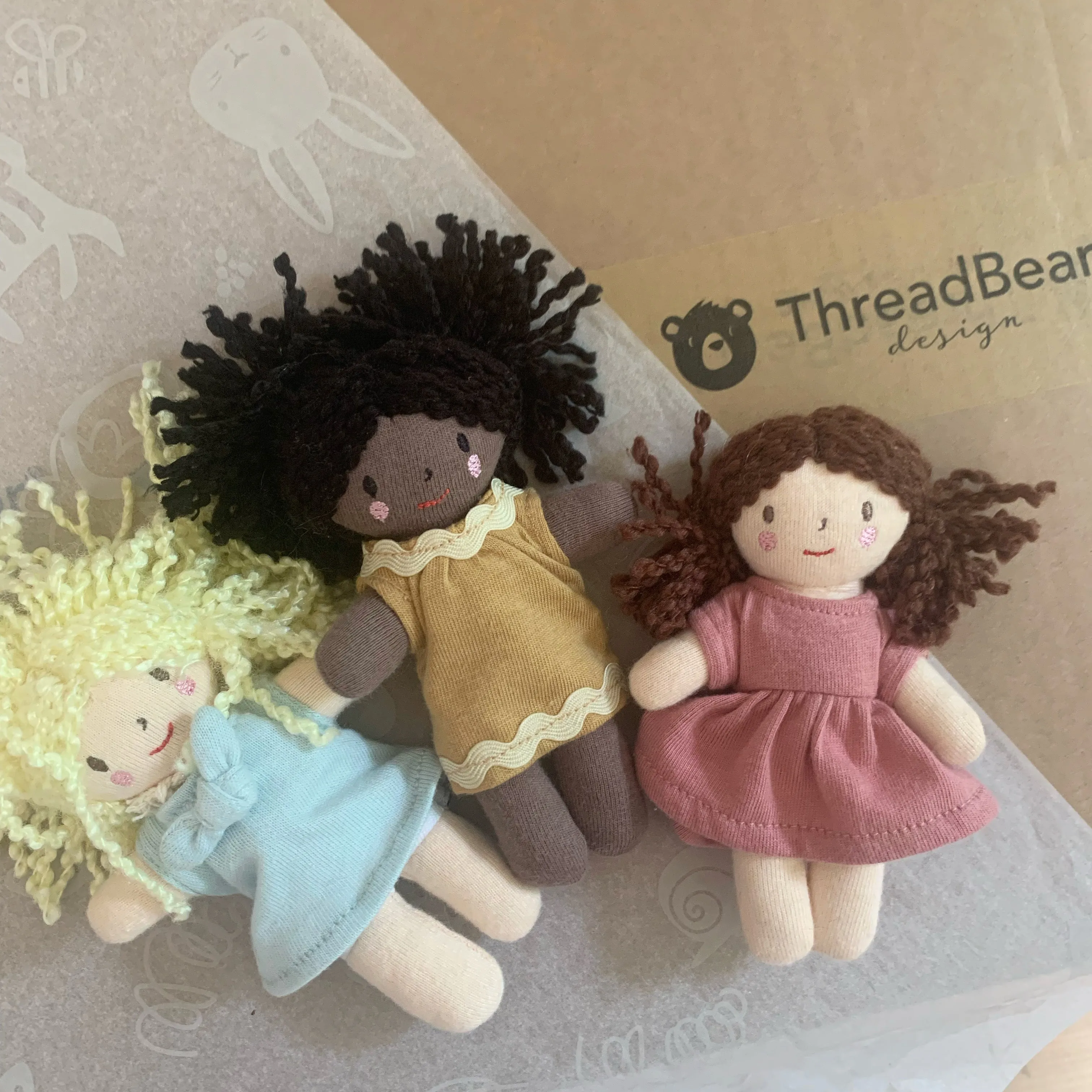 Mini Dolls Gift Set of 3   Gift Box