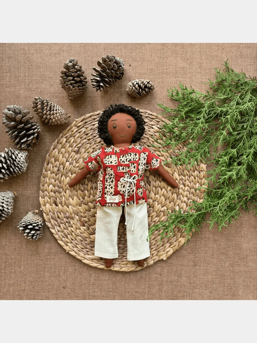 Mohan, Cotton Fabric Doll