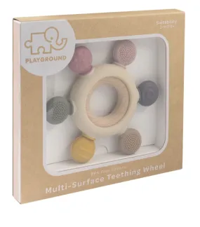Multi-Surface Teething Wheel - Rose