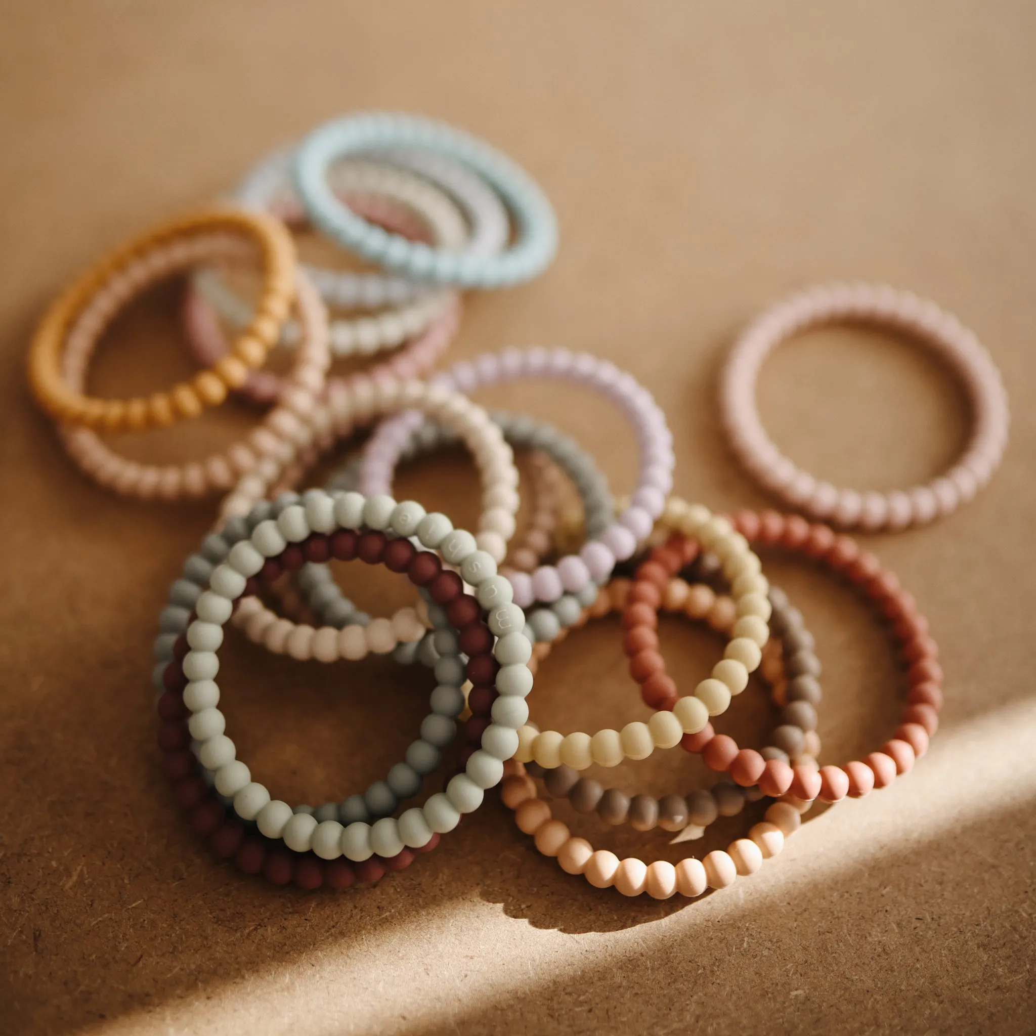 Mushie Pearl Teether Bracelet