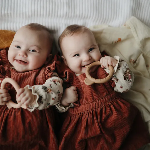 Mushie Teether Bear Natural