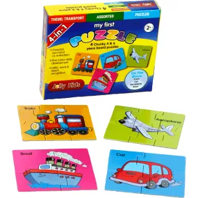 My FirstPuzzle: 4 in 1 Transport Set