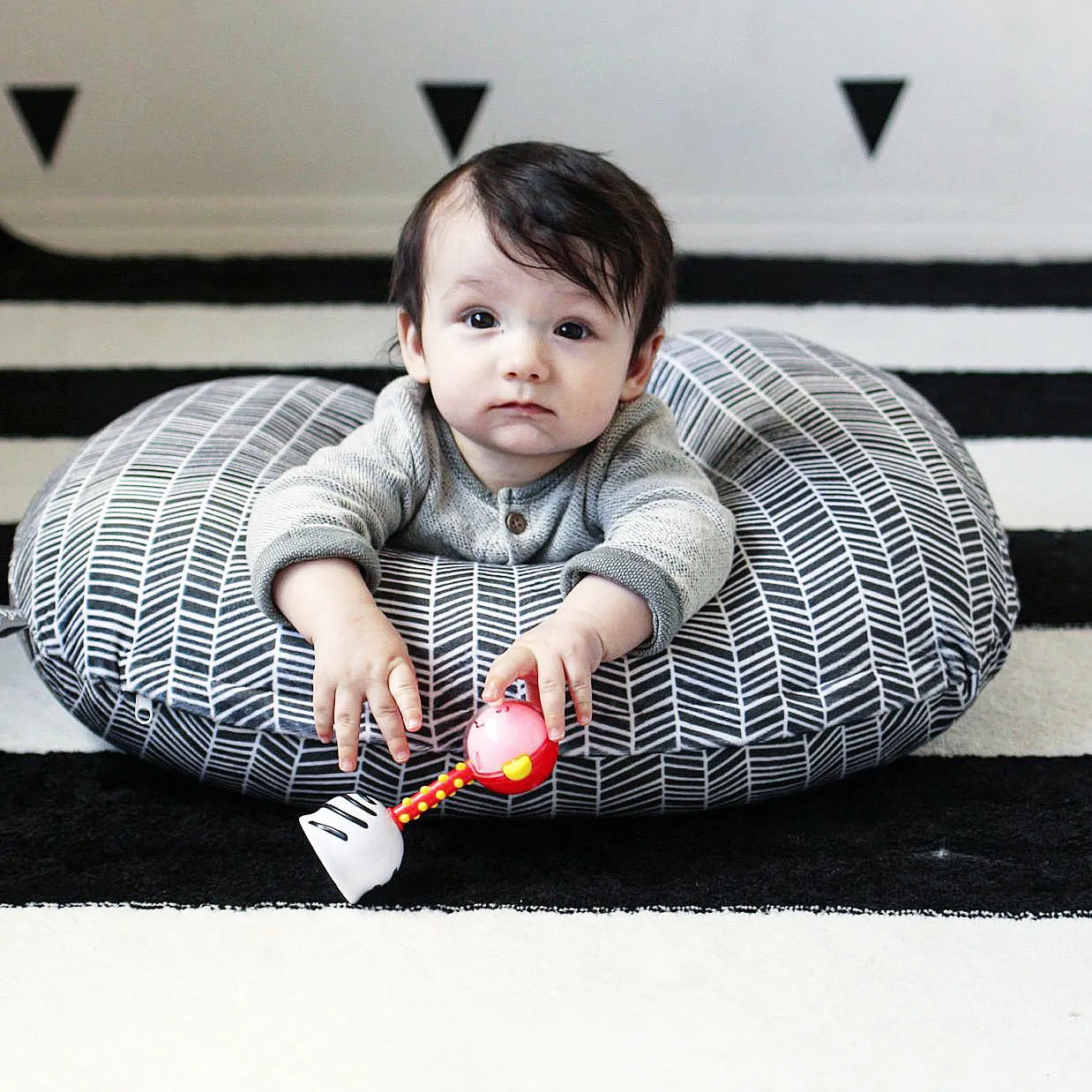 NogginStik Developmental Light-Up Rattle
