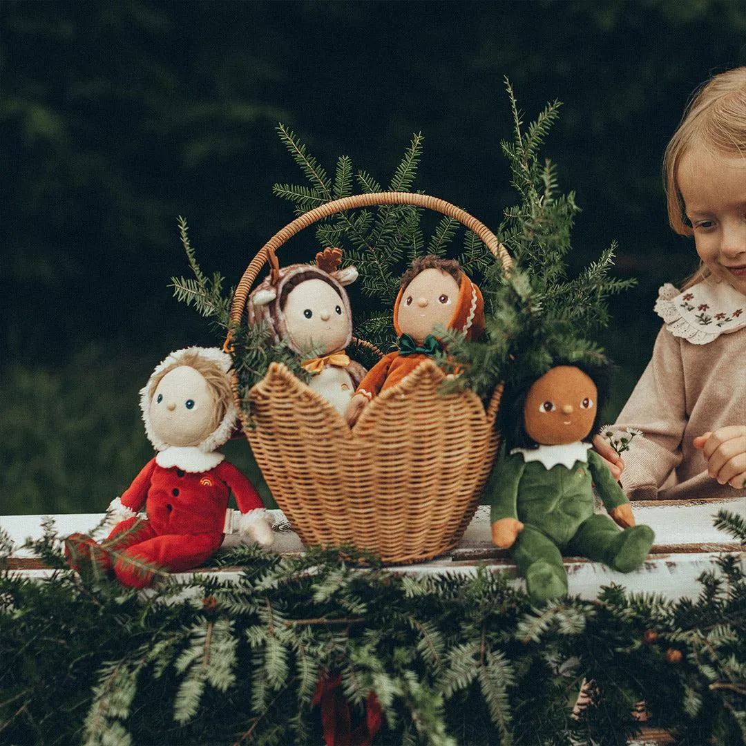 Olli Ella Dinky Dinkum Dolls  - Sammy Santa  - Red
