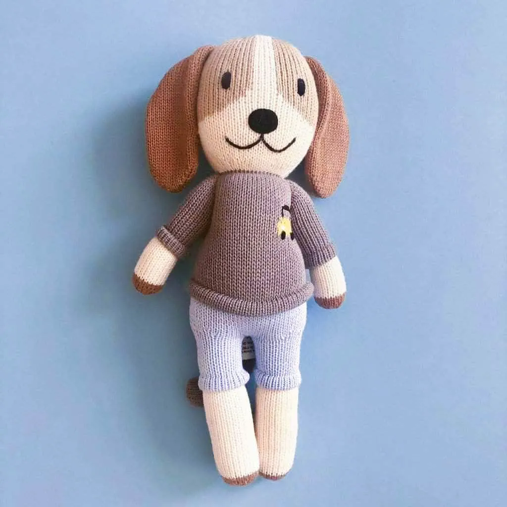 Organic Baby Gift Set | NYC Book, Doll, Lovey & 6 Rattles