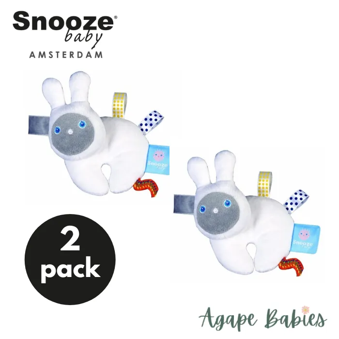 [Pack Of 2] Snoozebaby Newborn Cuddle Toy - Oxy the Cuddling Bunny