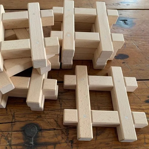 Papoose | Wooden Hashtags 2 Pieces