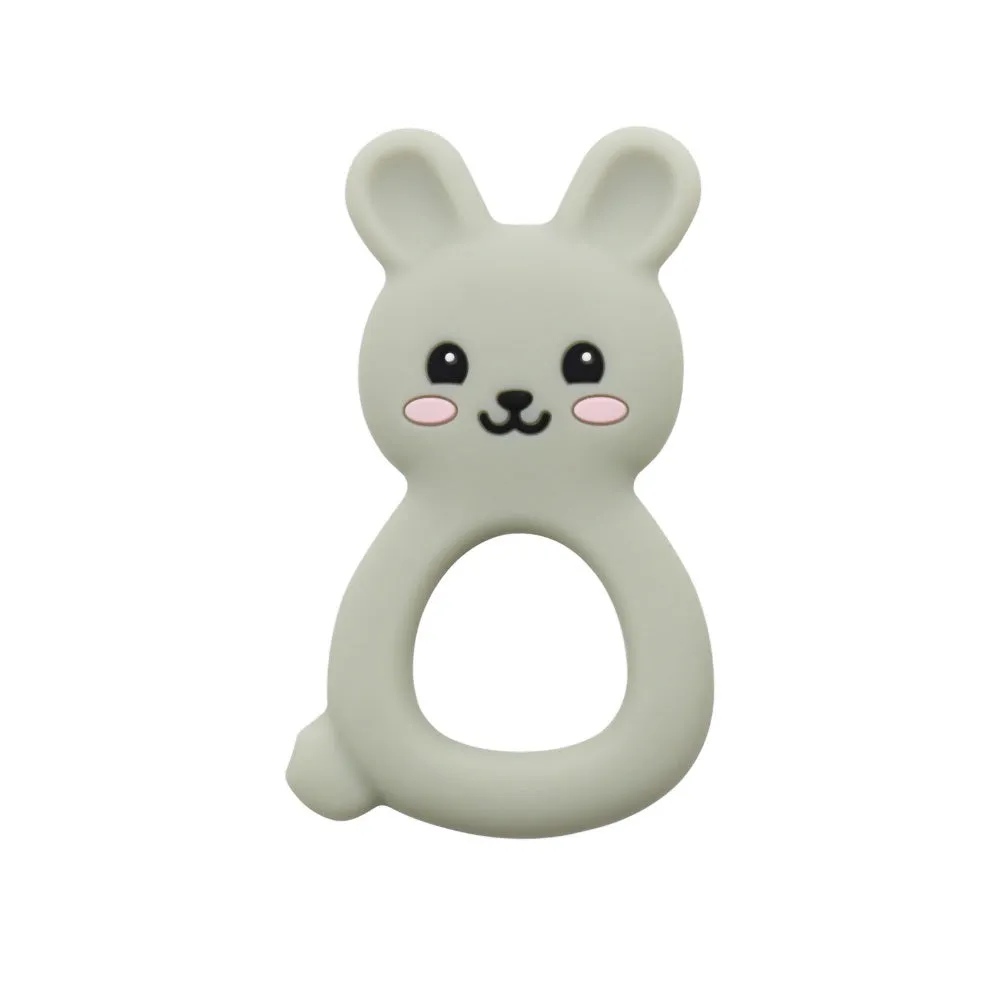 Popsicle Grey Bunny Teether