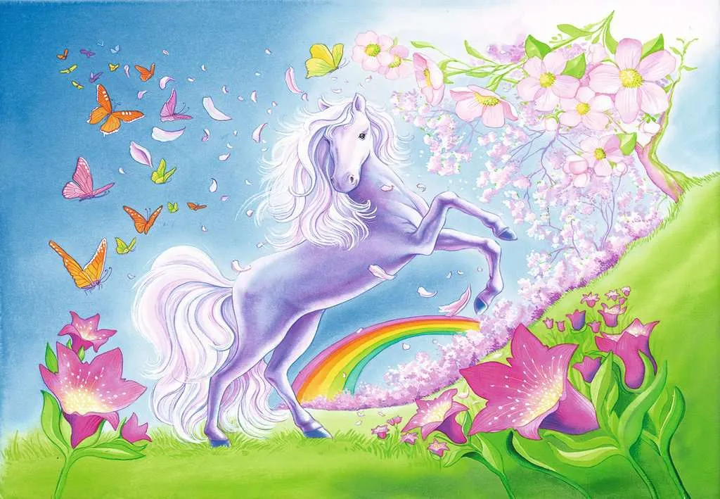 RAINBOW HORSES 2X24