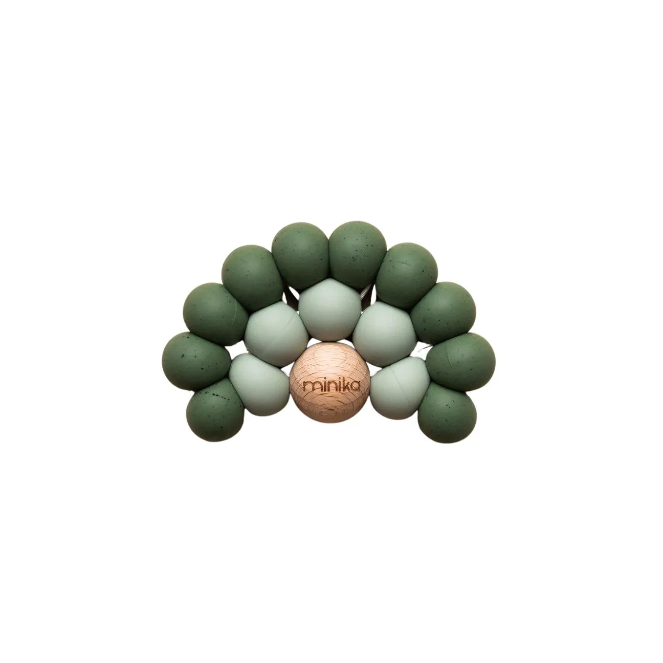 Rainbow Teether - Leaf | Sage