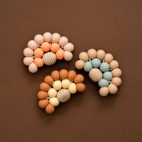 Rainbow teether Natural/Sage