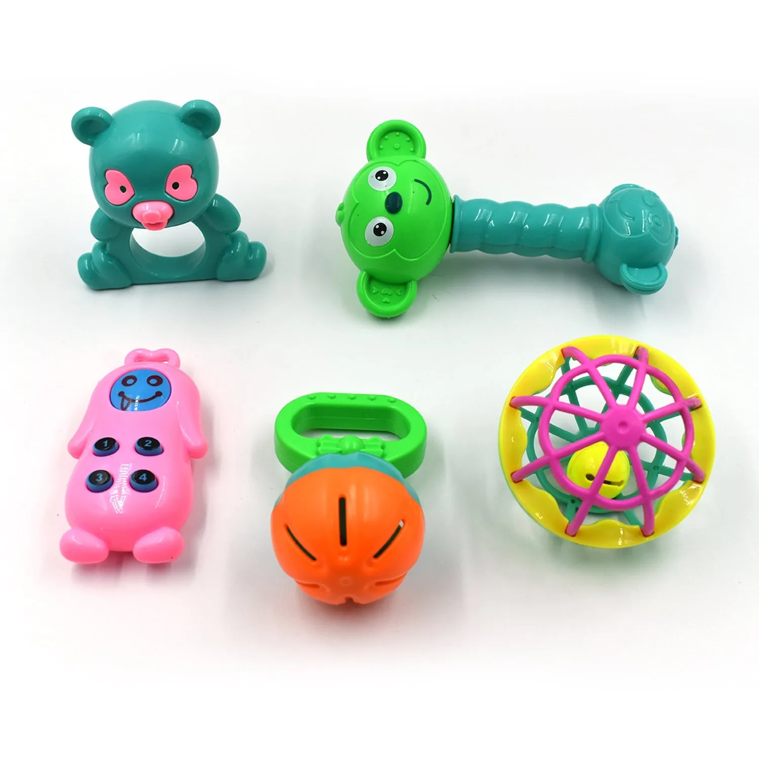 Rattles Baby Toy For Playing & Enjoying (5pc)