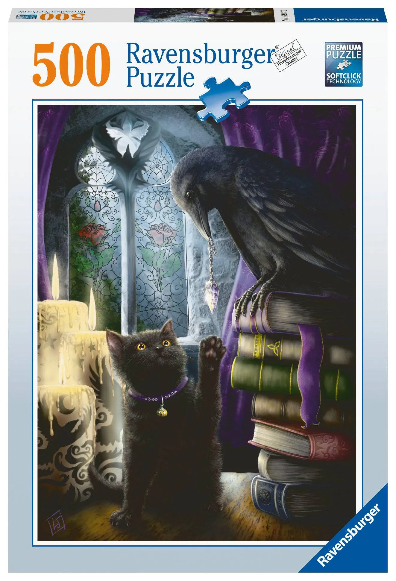 Ravensburger - Black Cat and Raven 500 pieces