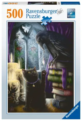 Ravensburger - Black Cat and Raven 500 pieces