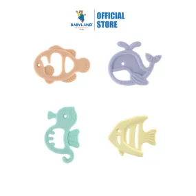 Richell Silicone Teether - 3m  (Whale/ Clownfish/ Seahorse/ Angelfish)
