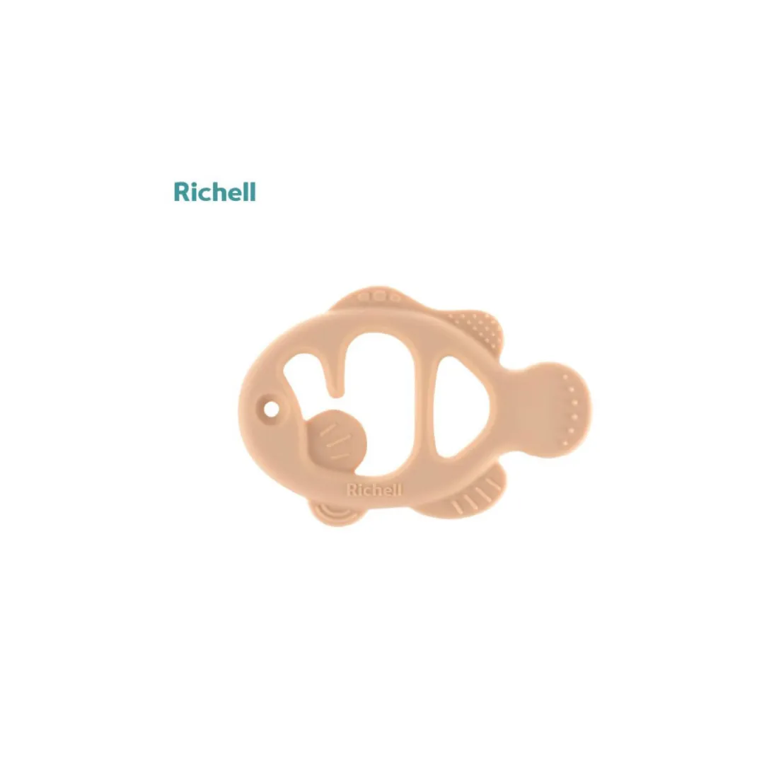 Richell Silicone Teether - 3m  (Whale/ Clownfish/ Seahorse/ Angelfish)