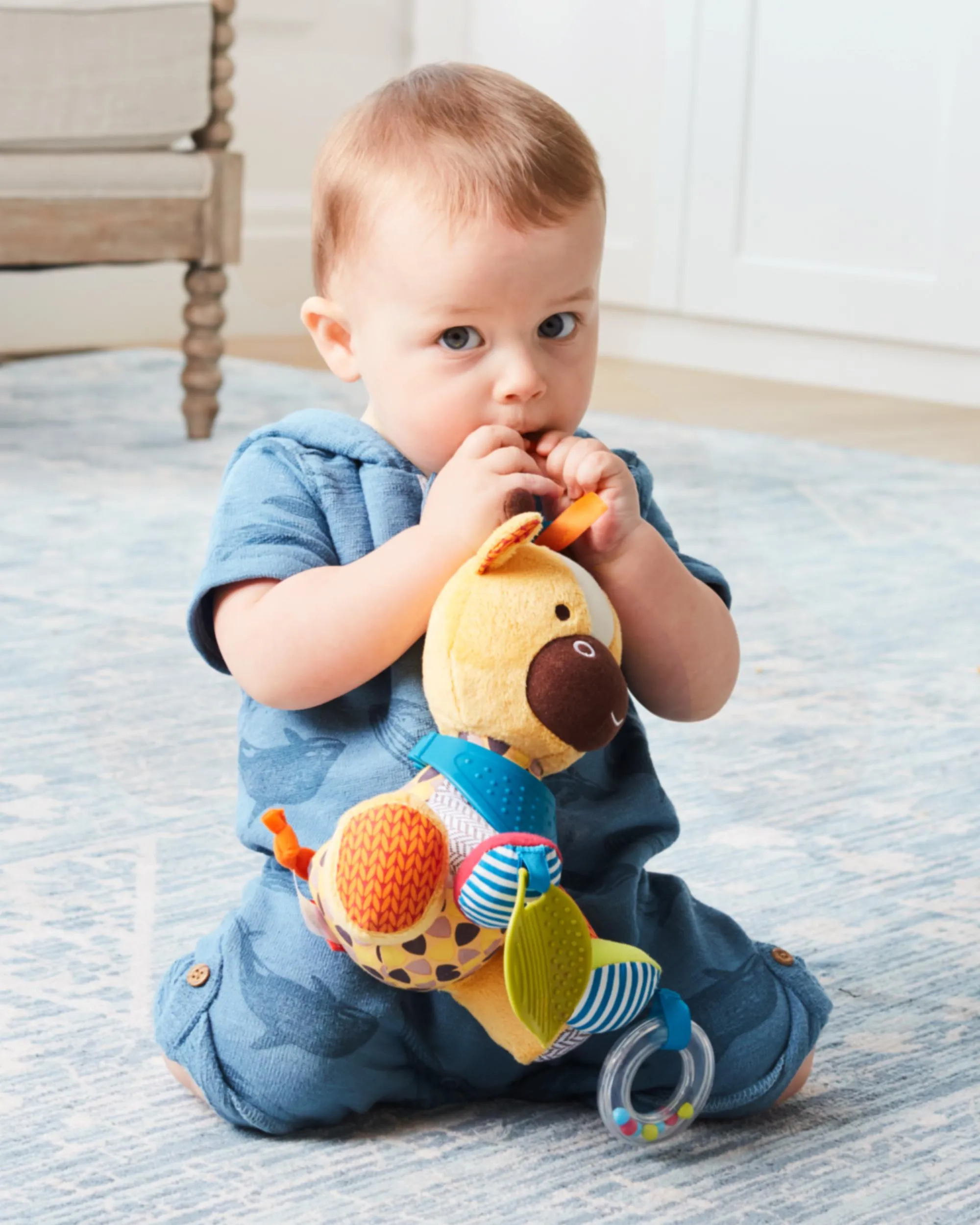 Skip Hop Giraffe Bandana Buddie Activity Toy